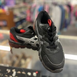 Asics Child 3 Red & Black Sneakers